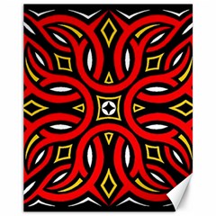 Traditional Art Pattern Canvas 11  X 14   by BangZart