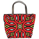 Traditional Art Pattern Bucket Bags Back