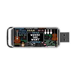 Book Quote Collage Portable Usb Flash (two Sides) by BangZart