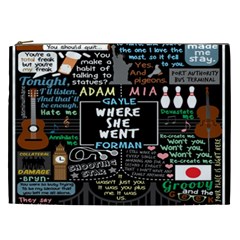 Book Quote Collage Cosmetic Bag (xxl)  by BangZart