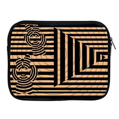 Wooden Pause Play Paws Abstract Oparton Line Roulette Spin Apple Ipad 2/3/4 Zipper Cases by BangZart