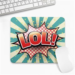 Lol Comic Speech Bubble  Vector Illustration Large Mousepads by BangZart