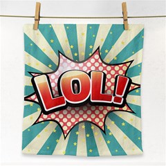 Lol Comic Speech Bubble  Vector Illustration Face Towel by BangZart