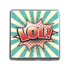 Lol Comic Speech Bubble  Vector Illustration Memory Card Reader (square) by BangZart