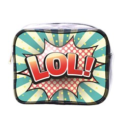 Lol Comic Speech Bubble  Vector Illustration Mini Toiletries Bags by BangZart