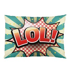 Lol Comic Speech Bubble  Vector Illustration Pillow Case (two Sides) by BangZart