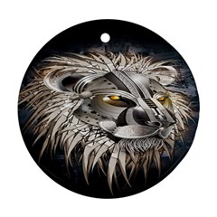 Lion Robot Ornament (round) by BangZart