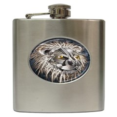 Lion Robot Hip Flask (6 Oz) by BangZart