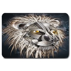 Lion Robot Large Doormat  by BangZart