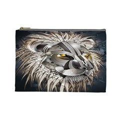 Lion Robot Cosmetic Bag (large)  by BangZart