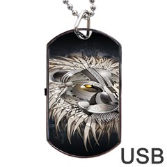 Lion Robot Dog Tag Usb Flash (two Sides) by BangZart