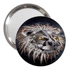 Lion Robot 3  Handbag Mirrors by BangZart