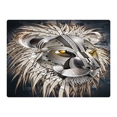 Lion Robot Double Sided Flano Blanket (mini) 