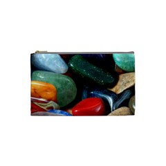 Stones Colors Pattern Pebbles Macro Rocks Cosmetic Bag (small)  by BangZart