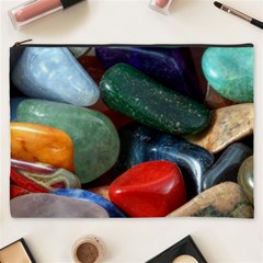 Stones Colors Pattern Pebbles Macro Rocks Cosmetic Bag (xxxl) 