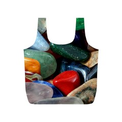 Stones Colors Pattern Pebbles Macro Rocks Full Print Recycle Bags (s)  by BangZart