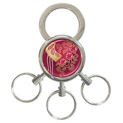 Love Heart 3-ring Key Chains by BangZart