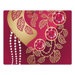 Love Heart Double Sided Flano Blanket (large)  by BangZart