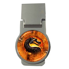 Dragon And Fire Money Clips (round)  by BangZart