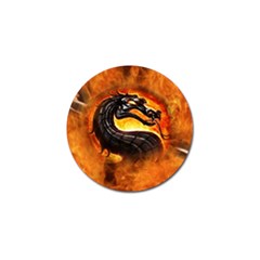 Dragon And Fire Golf Ball Marker (10 Pack) by BangZart