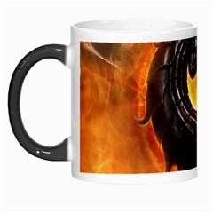 Dragon And Fire Morph Mugs by BangZart