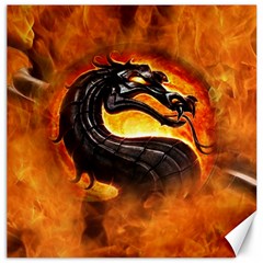 Dragon And Fire Canvas 12  X 12   by BangZart