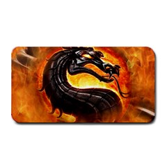 Dragon And Fire Medium Bar Mats by BangZart