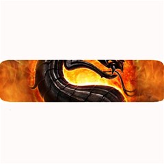 Dragon And Fire Large Bar Mats by BangZart