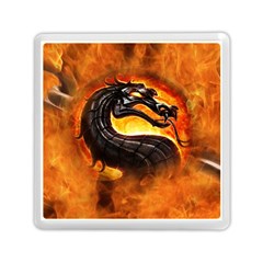 Dragon And Fire Memory Card Reader (square)  by BangZart