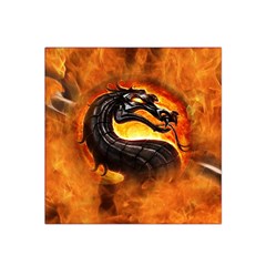 Dragon And Fire Satin Bandana Scarf by BangZart