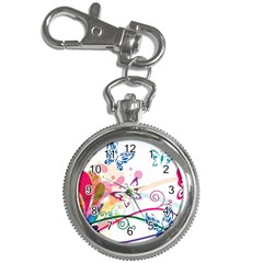 Butterfly Vector Art Key Chain Watches