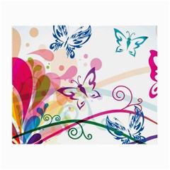 Butterfly Vector Art Small Glasses Cloth (2-side) by BangZart