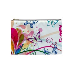 Butterfly Vector Art Cosmetic Bag (medium) 