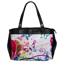 Butterfly Vector Art Office Handbags by BangZart