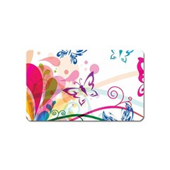 Butterfly Vector Art Magnet (name Card) by BangZart