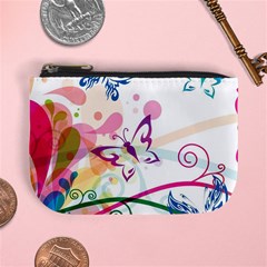 Butterfly Vector Art Mini Coin Purses by BangZart