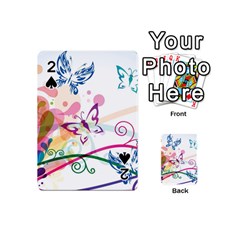 Butterfly Vector Art Playing Cards 54 (mini)  by BangZart