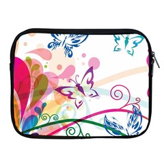 Butterfly Vector Art Apple Ipad 2/3/4 Zipper Cases by BangZart