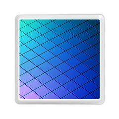 Blue Pattern Plain Cartoon Memory Card Reader (square)  by BangZart