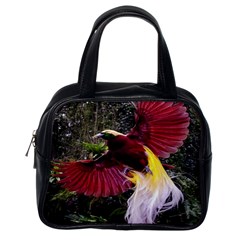 Cendrawasih Beautiful Bird Of Paradise Classic Handbags (one Side) by BangZart