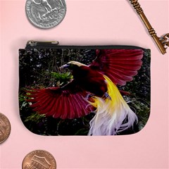 Cendrawasih Beautiful Bird Of Paradise Mini Coin Purses by BangZart