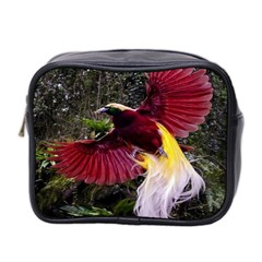 Cendrawasih Beautiful Bird Of Paradise Mini Toiletries Bag 2-side by BangZart