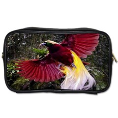 Cendrawasih Beautiful Bird Of Paradise Toiletries Bags by BangZart