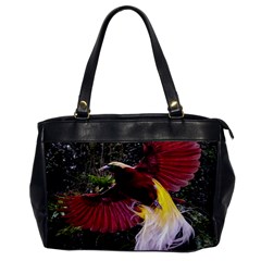 Cendrawasih Beautiful Bird Of Paradise Office Handbags by BangZart