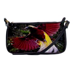 Cendrawasih Beautiful Bird Of Paradise Shoulder Clutch Bags by BangZart