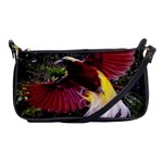 Cendrawasih Beautiful Bird Of Paradise Shoulder Clutch Bags Front