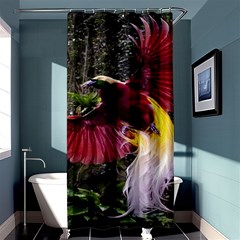 Cendrawasih Beautiful Bird Of Paradise Shower Curtain 36  X 72  (stall)  by BangZart