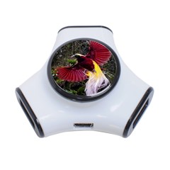 Cendrawasih Beautiful Bird Of Paradise 3-port Usb Hub by BangZart