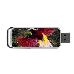 Cendrawasih Beautiful Bird Of Paradise Portable Usb Flash (two Sides) by BangZart