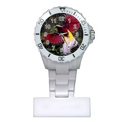 Cendrawasih Beautiful Bird Of Paradise Plastic Nurses Watch by BangZart